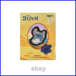 2025 Agoro Niue Disney Stitch Surf's Up 1 oz Silver Colorized Proof Coin 2025 Agoro Niue Disney Stitch Surf's Up 1 oz Silver Colorized Proof Coin