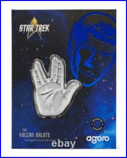 2025 Agoro Niue Star Trek Live Long & Prosper The Vulcan Salute 1 oz Silver Coin