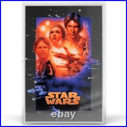 2025 Agoro Niue Star Wars Original Trilogy A New Hope 1 oz Silver Colorized Foil