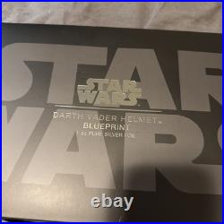 2025 Agoro Star Wars Darth Vader Helmet Blueprint 1 oz Silver Foil