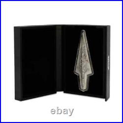 2025 Agoro Star Wars Ships The Executor 3 oz Antiqued Sliver Coin