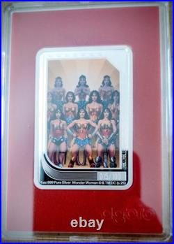 2025 Agoro The Art of DC Comics Trading Coins 1 oz Silver Wonder Woman 15/100