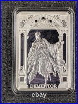 2025 Harry Potter Magical Creatres Dementor 1 oz Silver Coin By Agoro #767/2000