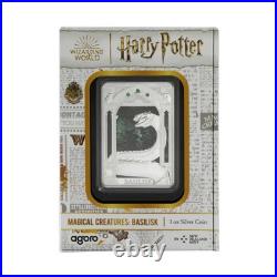 2025 Harry Potter Magical Creatures Basilisk 1 oz Silver Coin By Agoro Mintag 2025 Harry Potter Magical Creatures Basilisk 1 oz Silver Coin By Agoro Mintag