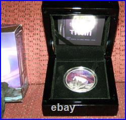 2025 NIUE $1 SATURN FROM TITAN COLORIZED 1 OZ SILVER COIN WithBOX ONLY 999 MINTED