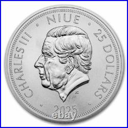 2025 Niue 10 oz Silver Czech Lion BU 2025 Niue 10 oz Silver Czech Lion BU