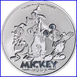 2025 Niue 1 Ounce Silver $2 Disney Mickey & Friends BU STOCK