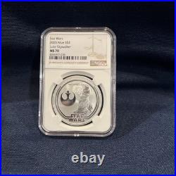 2025 Niue 1 Oz $2 Star Wars Luke Skywalker Ngc Ms70
