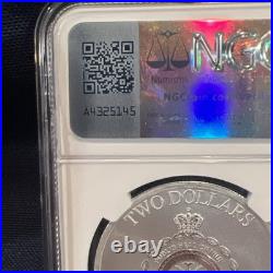 2025 Niue 1 Oz $2 Star Wars Luke Skywalker Ngc Ms70
