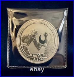 2025 Niue 1 Troy oz Silver $2 Star Wars Princess Leia Bullion Coin