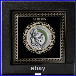 2025 Niue 1 oz Silver Black Proof Athena with Resin Fill Mintage of 500 2025 Niue 1 oz Silver Black Proof Athena with Resin Fill Mintage of 500