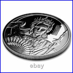 2025 Niue 1 oz Silver Chess Queen Black Proof (with Box & COA)