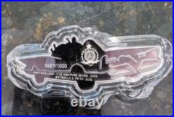 2025 Niue 1 oz Silver Coin $2 Classic BATMAN 1966 Batmobile. #687/1000. Sold Out