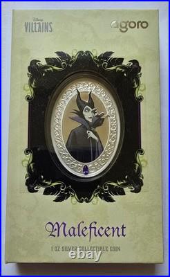 2025 Niue 1 oz Silver Colorized Proof Coin Disney Villains Maleficent 21/2000