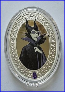 2025 Niue 1 oz Silver Colorized Proof Coin Disney Villains Maleficent 21/2000