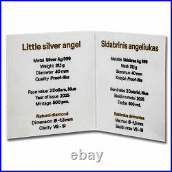 2025 Niue 1 oz Silver Little Silver Angel (with Box and COA)