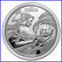 2025 Niue 1 oz Silver Mythical Creatures The Siren Proof-like in Capsule