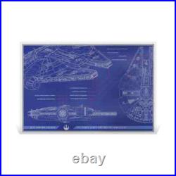 2025 Niue 1 oz Silver Star Wars Blue Print Millenniun Foil MIntage of only 1000 2025 Niue 1 oz Silver Star Wars Blue Print Millenniun Foil MIntage of only 1000