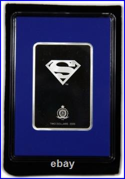 2025 Niue 1 oz Silver Superman DC Agoro Sapphire 05/60 Trading $2 Coin #61980P 2025 Niue 1 oz Silver Superman DC Agoro Sapphire 05/60 Trading $2 Coin #61980P