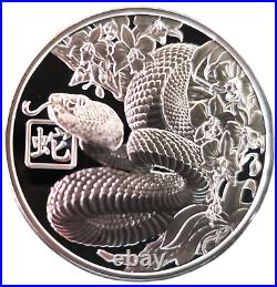 2025 Niue 1 oz Silver Year of the Snake Proof Coin UHR 2025 Niue 1 oz Silver Year of the Snake Proof Coin UHR