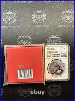 2025 Niue 1oz Proof Silver Colorized Year of the Snake NGC PF70 UC 1ST RELEASE