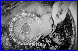 2025 Niue 2 oz Silver Antiqued Solar Punk with UV effects Mintage of only 400