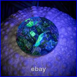 2025 Niue 2 oz Silver Antiqued Solar Punk with UV effects Mintage of only 400