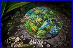 2025 Niue 2 oz Silver Antiqued Solar Punk with UV effects Mintage of only 400