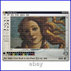 2025 Niue 2 oz Silver Back to the Pixel Paint (with Box and COA)