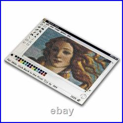 2025 Niue 2 oz Silver Back to the Pixel Paint (with Box and COA)