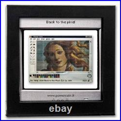 2025 Niue 2 oz Silver Back to the Pixel Paint (with Box and COA)