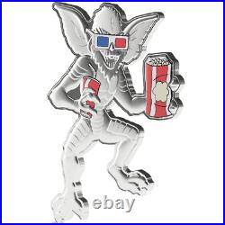2025 Niue Agoro Warner Bros. Gremlins 1 oz Silver Colorized Proof Chase Coin