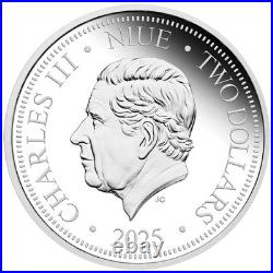 2025 Niue Australian Native Bees Blue-Banded Bee 1 oz Silver Proof Hologram Coin