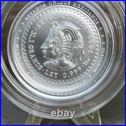 2025 Niue Aztec Emperor 1oz 0.999 Silver Matte Ultra High Relief Coin
