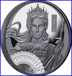 2025 Niue Chess Queen Black Proof 1 oz Silver Coin 2025 Niue Chess Queen Black Proof 1 oz Silver Coin