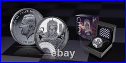2025 Niue Chess Queen Black Proof 1 oz Silver Coin 2025 Niue Chess Queen Black Proof 1 oz Silver Coin