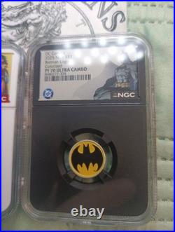 2025 Niue DC Comics Batman & Wonder Woman NGC PF70 UC ES136-37