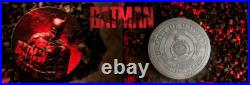 2025 Niue DC The Batman 2 oz Silver Antiqued High Relief UV Printed Coin