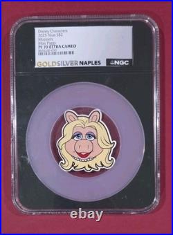 2025 Niue Disney Characters Muppet Miss Piggy Black Core? 024/1000? NGCPF70