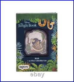 2025 Niue Disney The Jungle Book Kaa Mowgli 1 oz Silver NGC 70 FR