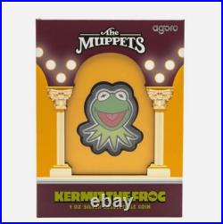 2025 Niue Disney The Muppets 70th Ann. Kermit The Frog 1 oz Silver Proof Coin