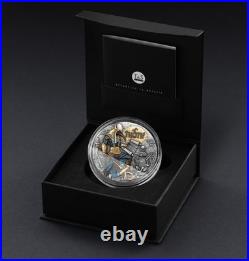 2025 Niue Echoes of Egypt Thoth 2 oz Silver Antiqued Gilded Coin