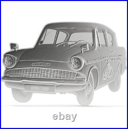 2025 Niue Harry Potter Magical Transport Ford Anglia 1 oz Silver Proof Coin