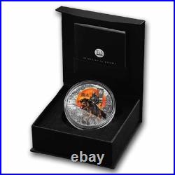 2025 Niue Hatamoto Gilded & Colorized 2oz Silver Coin Mintage 500