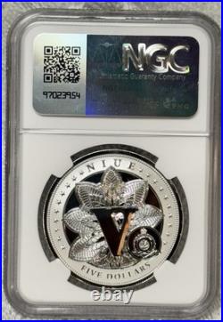 2025 Niue Indian Chief Reverse Proof PF70 NGC slab First Release! MINT