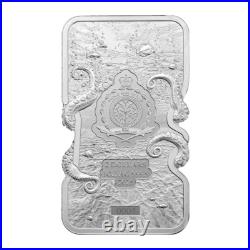 2025 Niue Nature's Grip Giant Pacific Octopus 1 oz Proof Like Silver Bar