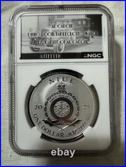 2025 Niue S$1 Capone REVERSE PF 70 NGC 1 Oz Silver