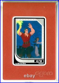 2025 Niue S$2 Disney Trading Coins Beauty And The Beast Turning Point 42/50