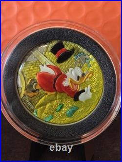 2025 Niue Silver $2 Scrooge McDuck Money Vault 1 oz Mintage 99! Gem Uncirculated