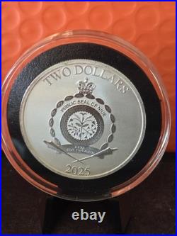2025 Niue Silver $2 Scrooge McDuck Money Vault 1 oz Mintage 99! Gem Uncirculated 2025 Niue Silver $2 Scrooge McDuck Money Vault 1 oz Mintage 99! Gem Uncirculated